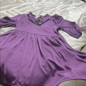 Hugo Boss Kids Dress in Vibrant Purple